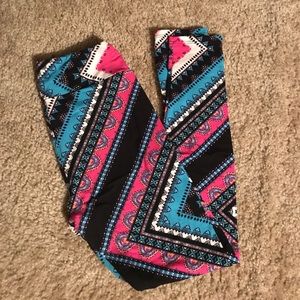 Lularoe unicorn patterned OS leggings