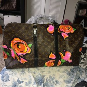 Authentic vintage keepall 50(custom painted)