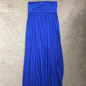 a.n.a blue maxi skirt