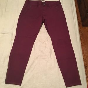 Banana Republic Maroon Sloan Pants, Size 4P