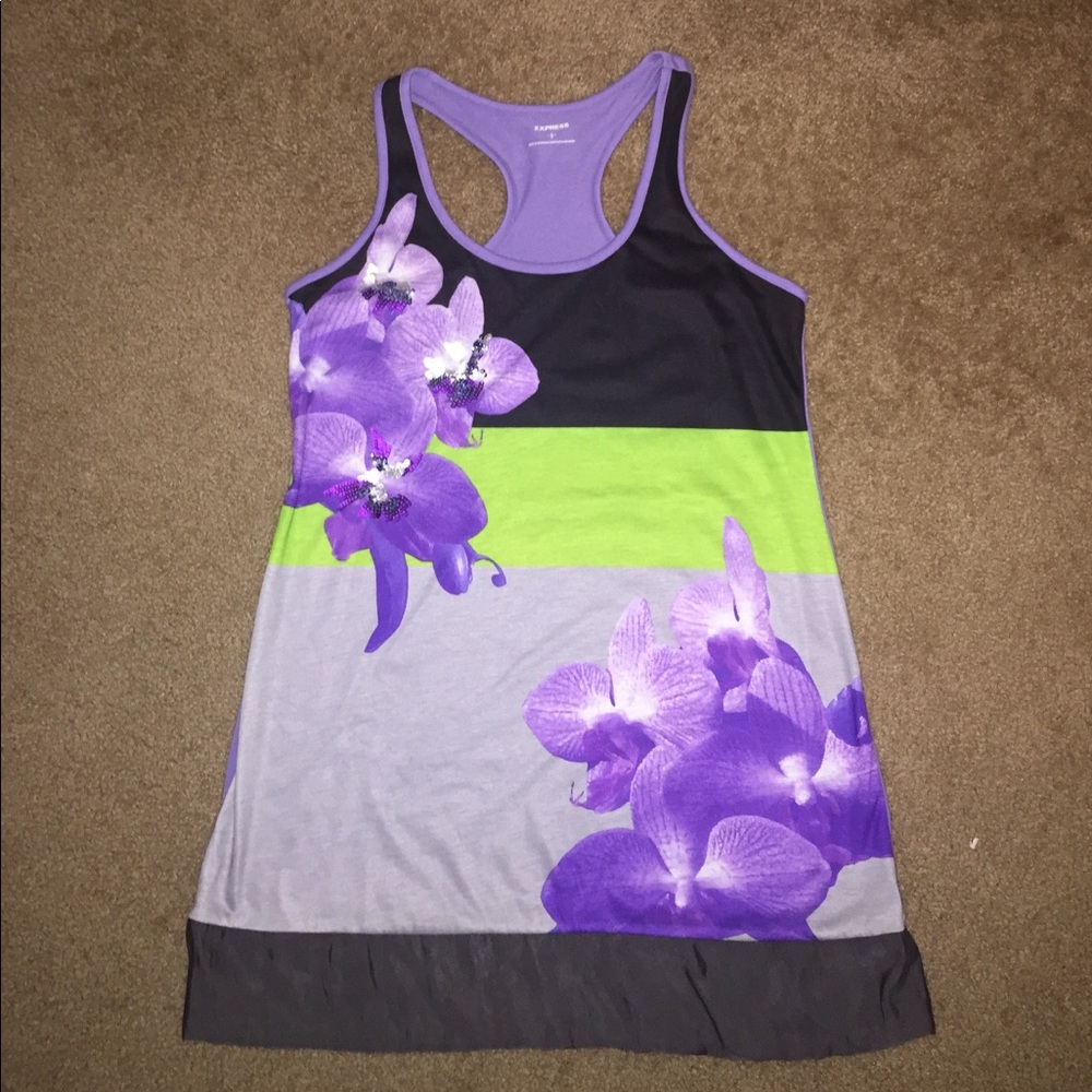 Racer back tunic