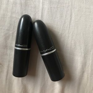 Mac lipstick in shy girl and please me
