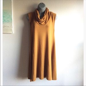 Sleeveless Cowl Neck Dress