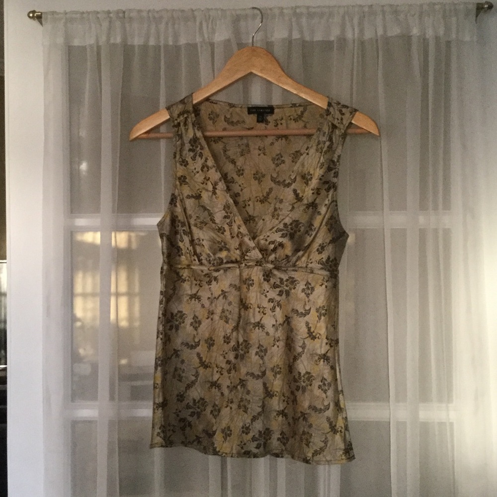 The limited sleeveless v-neck top