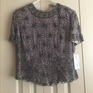 Brand New✨ Adrianna Papell Boutique Evening Top