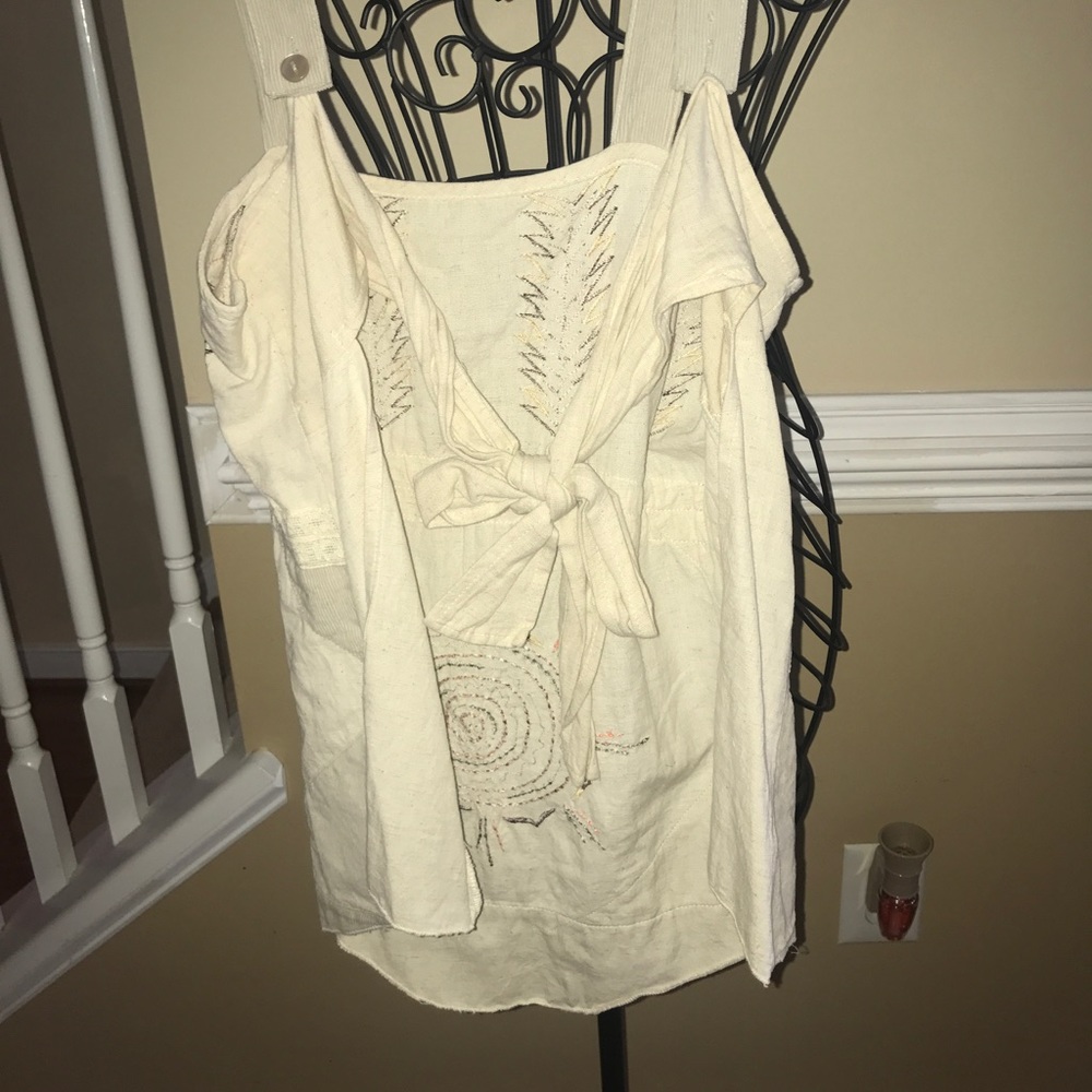 Open back shirt