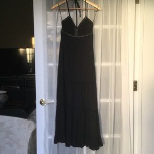 Express black maxi dress