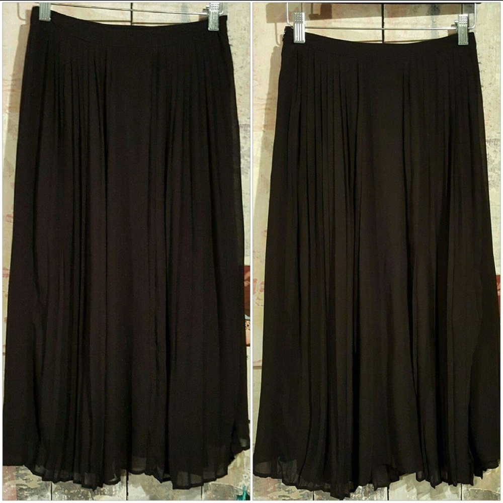 Pleated A-Line Sheer with Mini Slip Boho SIze US 2