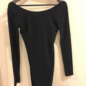 Forever 21 black long sleeve  dress