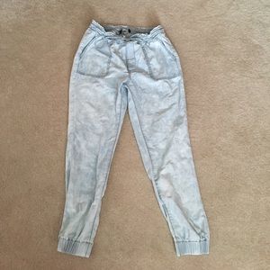 Acid-wash pants