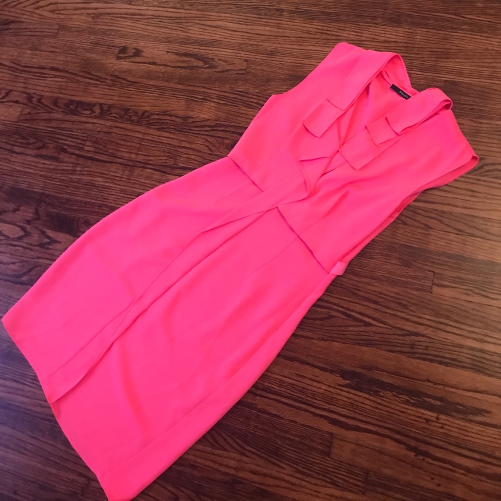 Bright pink dress