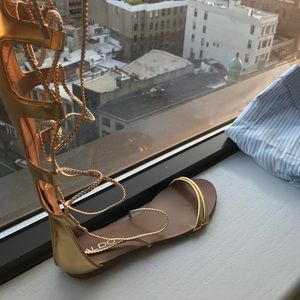 Aldo gladiator sandals in Size 8