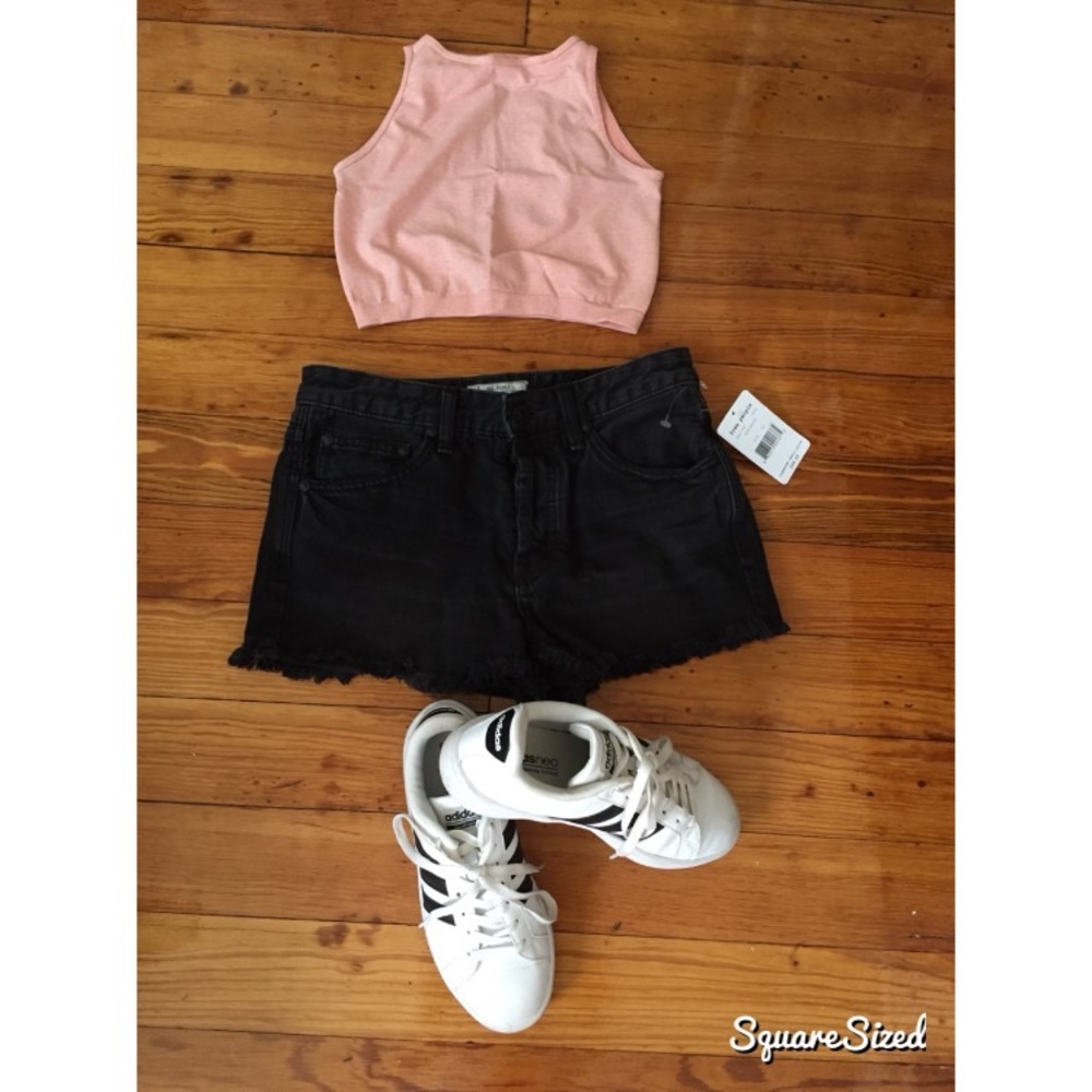 Free people rock denim uptown short