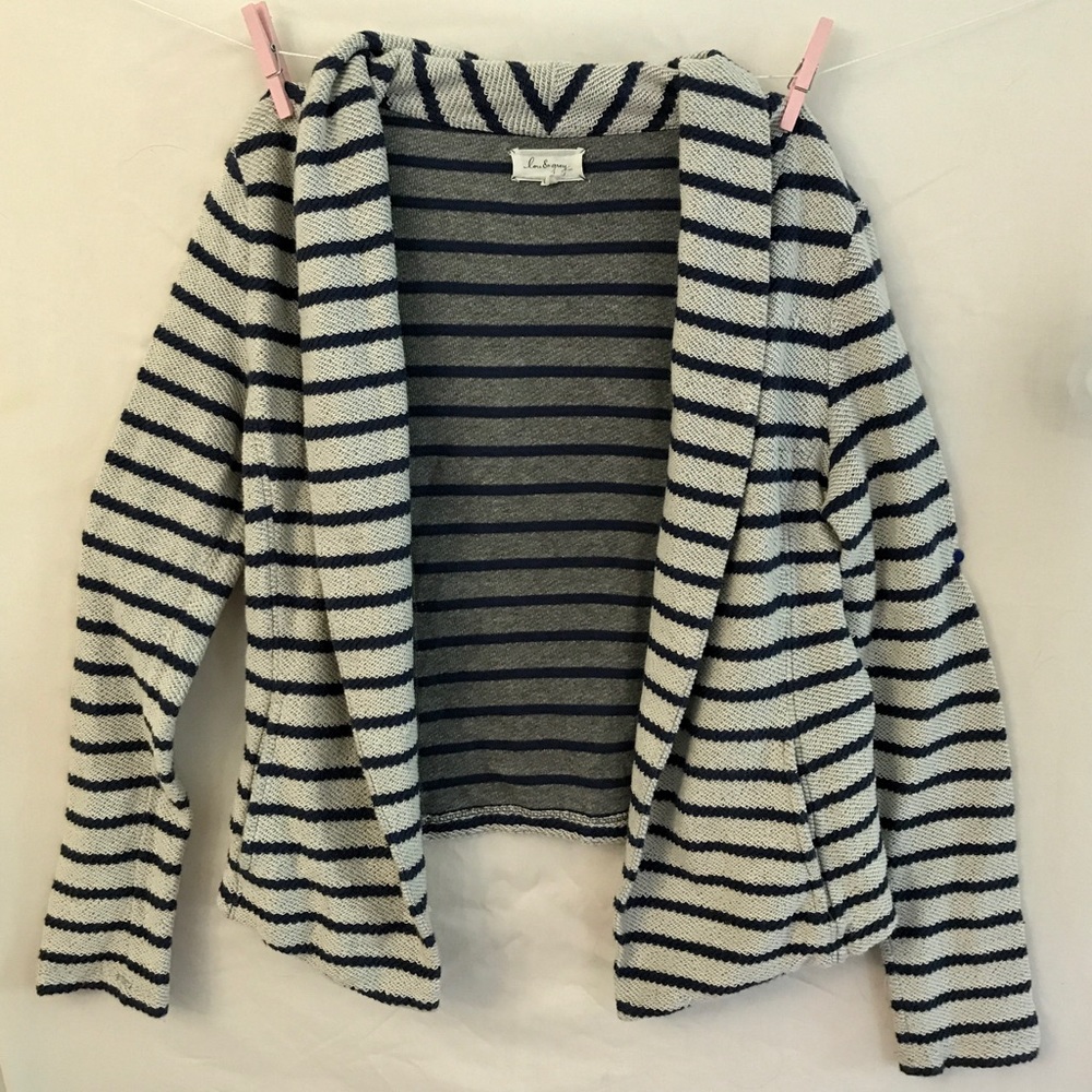 Comfy Navy Blue Striped Blazer