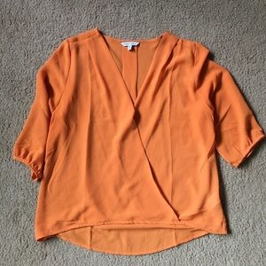 Orange blouse