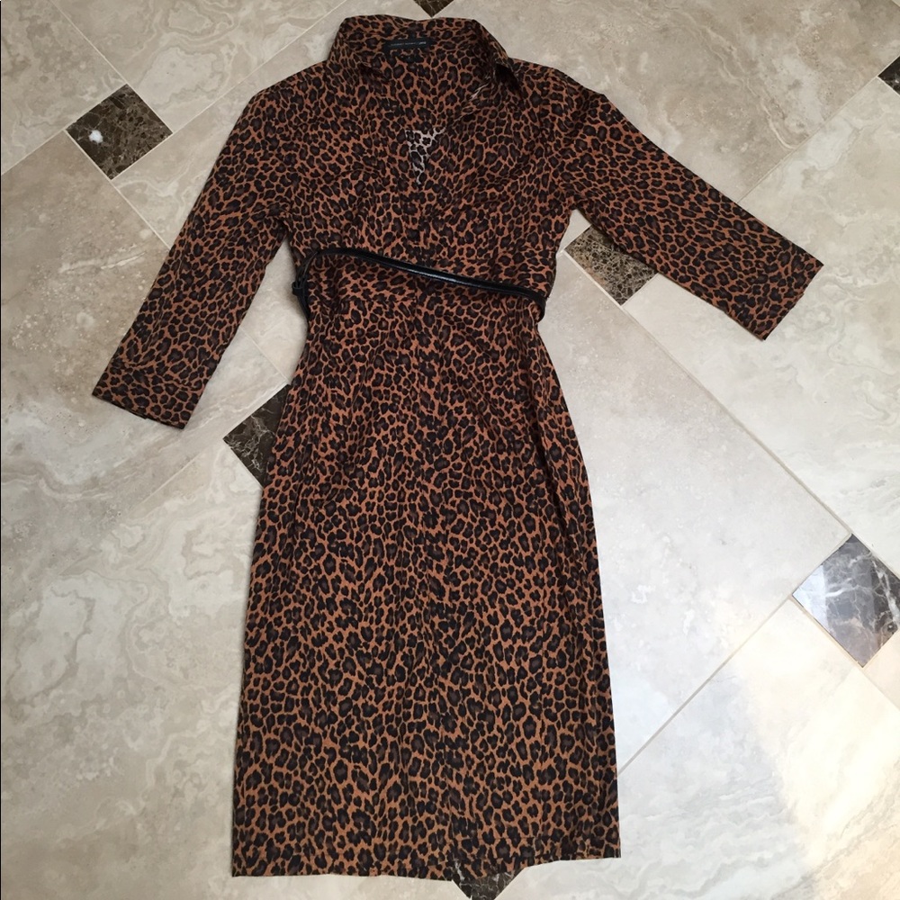 Express leopard dress