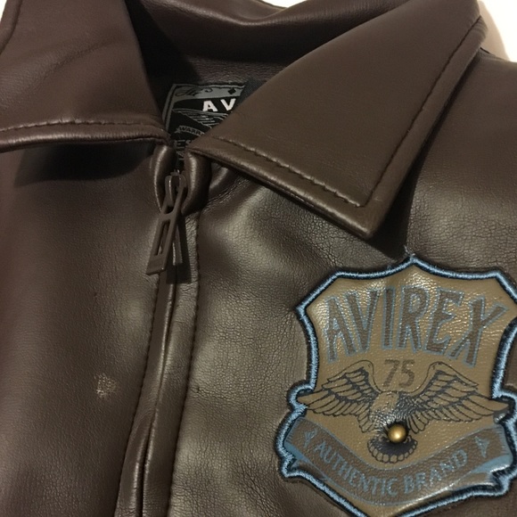 Host Pick! Avirex flight jacket boy's size 4T - Picture 3 of 5