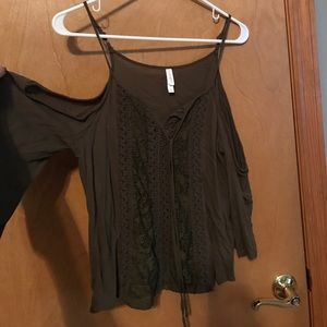 Cold Shoulder Boho Shirt