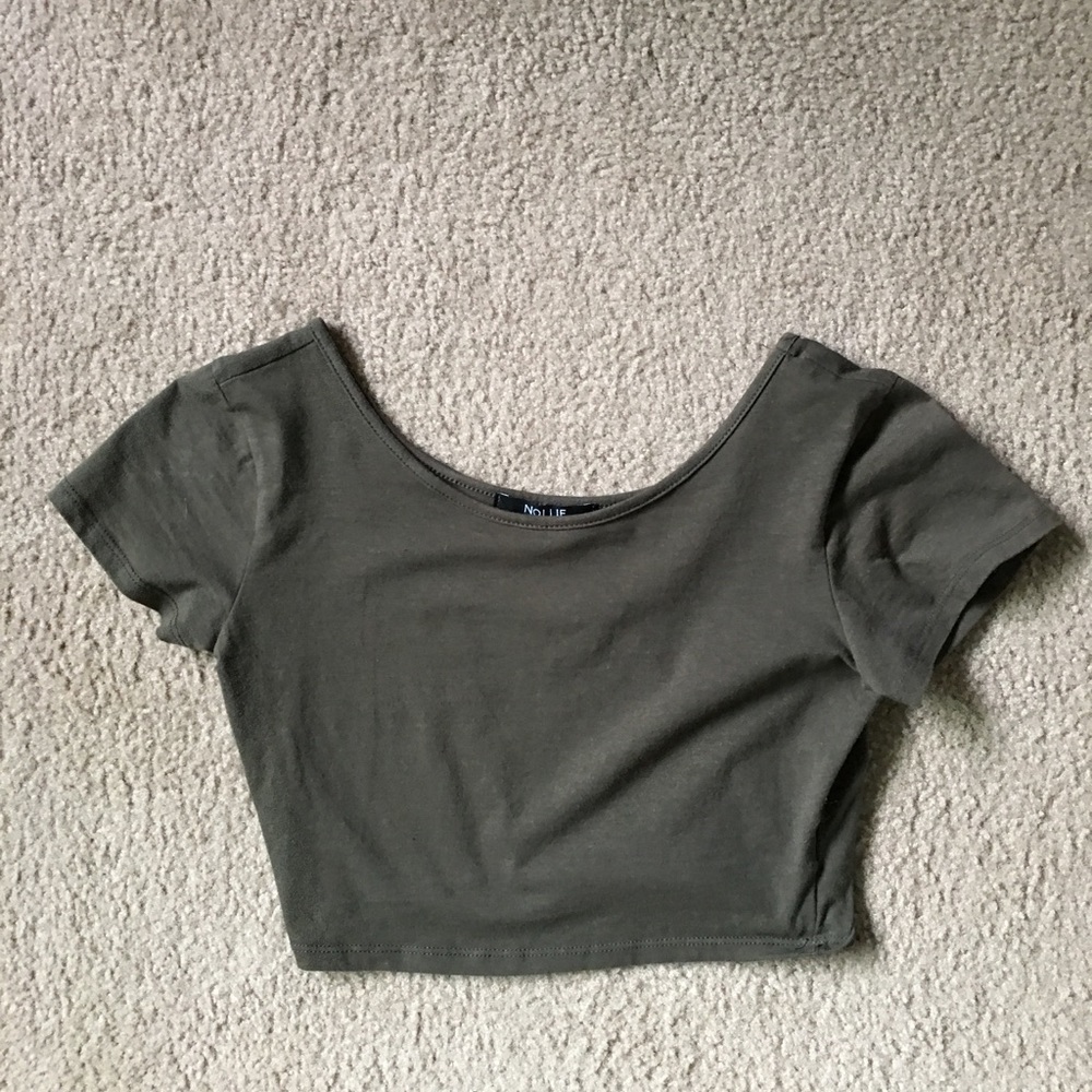 Olive green crop