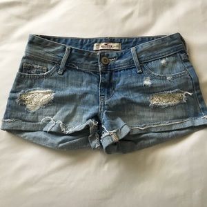 Hollister Shorts with Floral rips