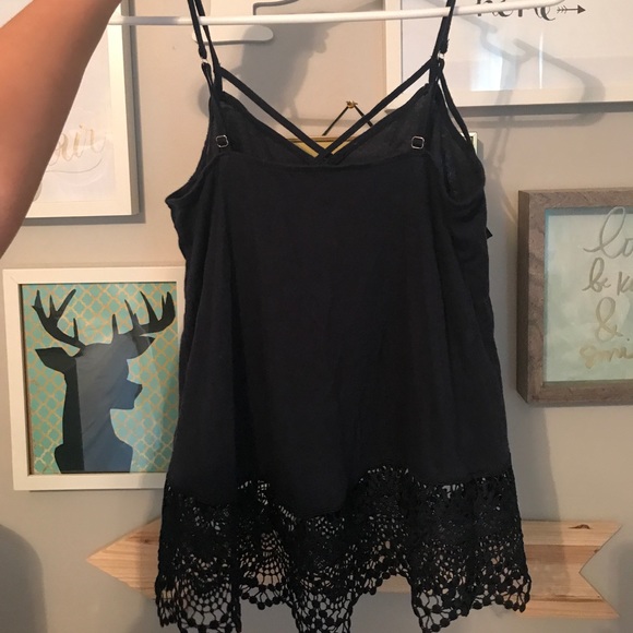 Express navy blue tank top - Picture 2 of 2