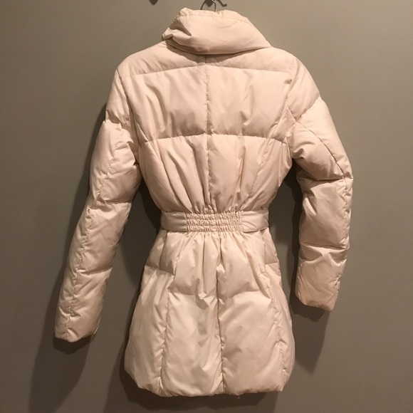 Cream Cole Haan puffer jacket, barely worn - Picture 3 of 3