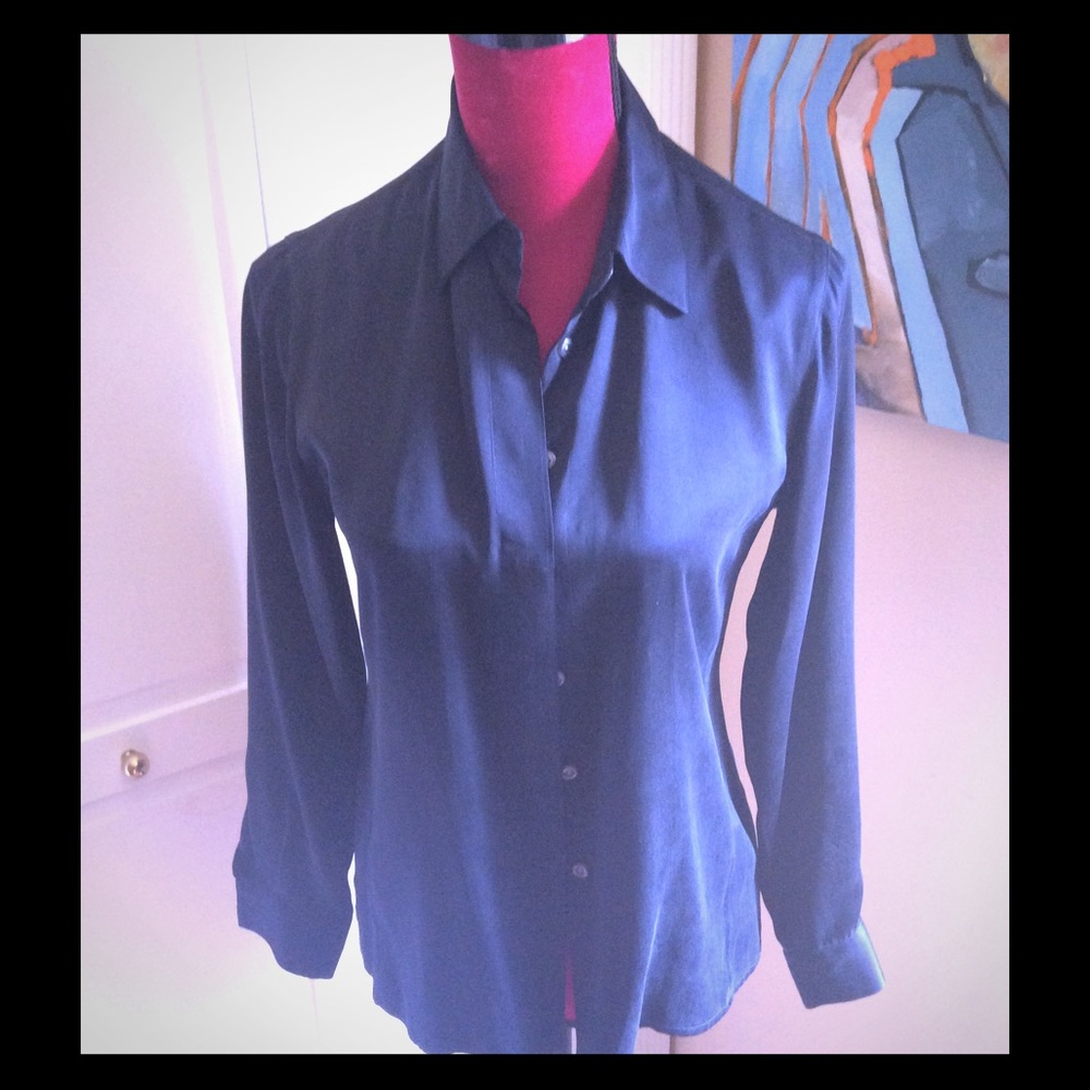 Silk Black Blouse