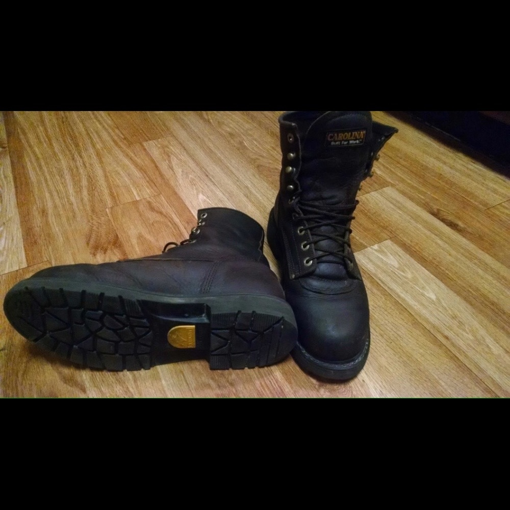Men's Carolina work boots size 9.5 D