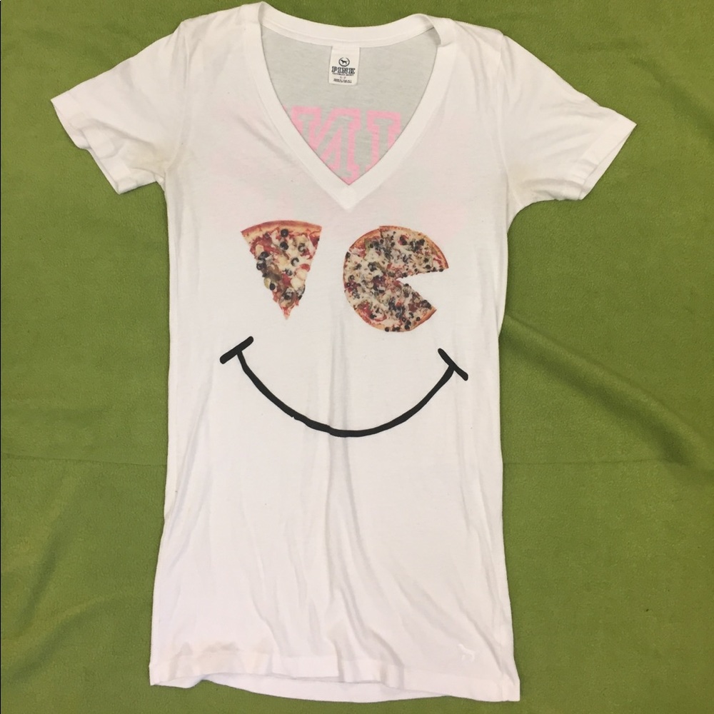 Victoria's Secret Chicago pizza t shirt