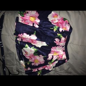 Two piece short prom dress