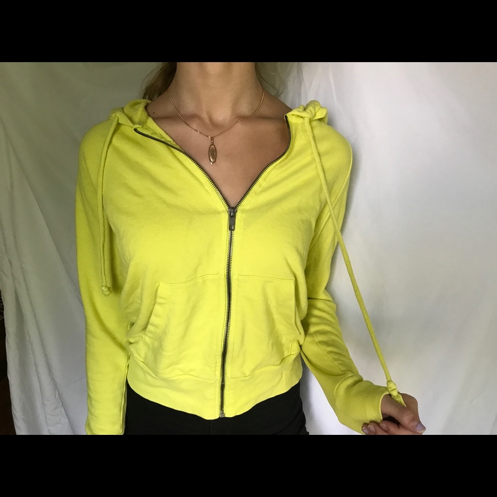 Forever 21 Neon Zip Up