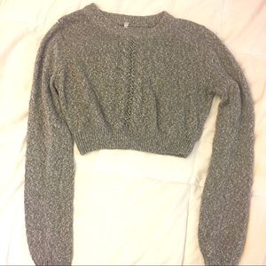 ZINGA Taupe long sleeve sweater. Size Small