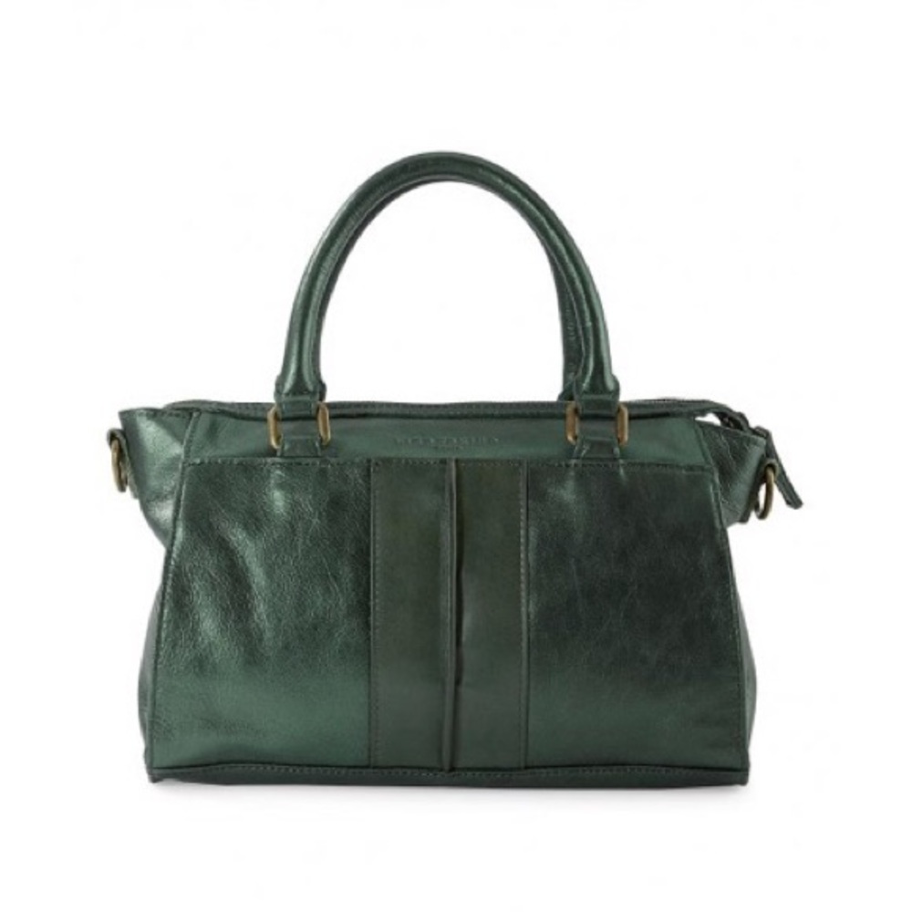 Liebeskind Molly Glossy Metallic Suede Leather Bag