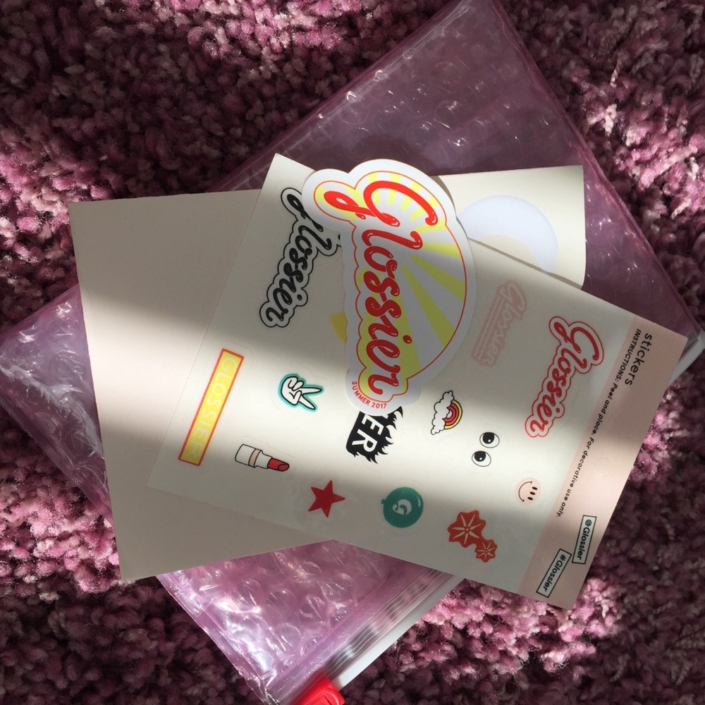 GLOSSIER STICKER BUNDLE
