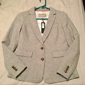 Banana Republic Gray Speckled Blazer, 2P, NWT