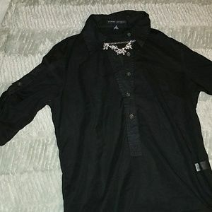 Banana republic Sheer 3/4 sleeve blouse