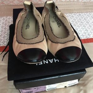 Authentic Chanel Flats sz 37