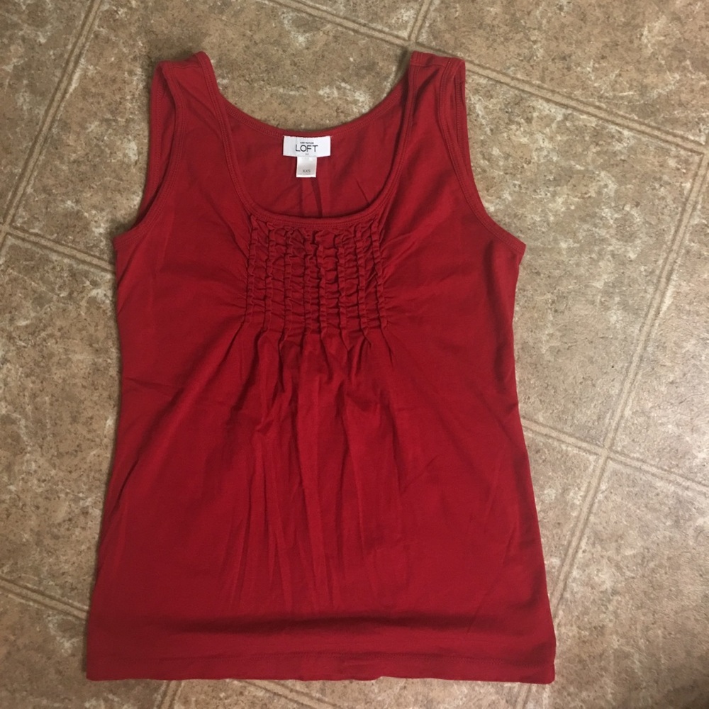 XXS Red Loft Tank
