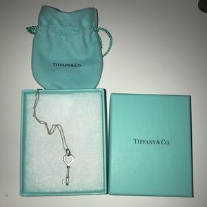 Tiffany & Co key necklace