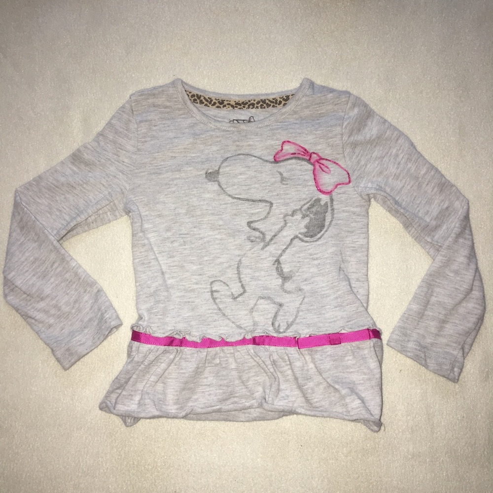 Snoopy shirt with peplum