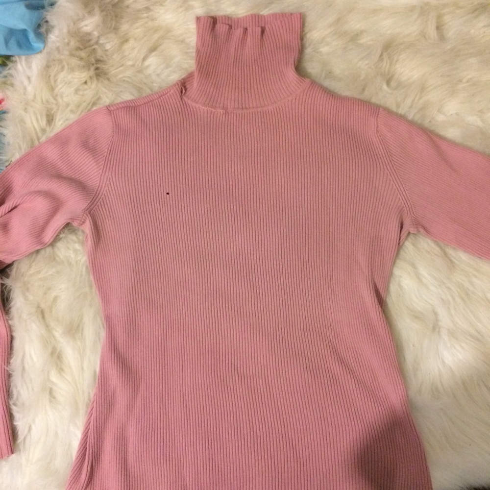 Pink Turtle Neck