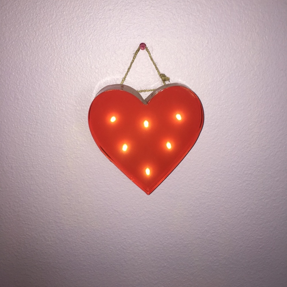 Heart Shaped Light Up Room Decor