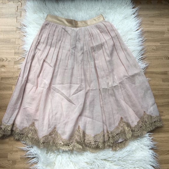 Tracy Reese Dusty Rose Skirt - Picture 1 of 3