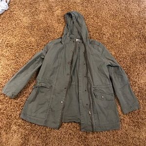 Army Green Cargo Jacket