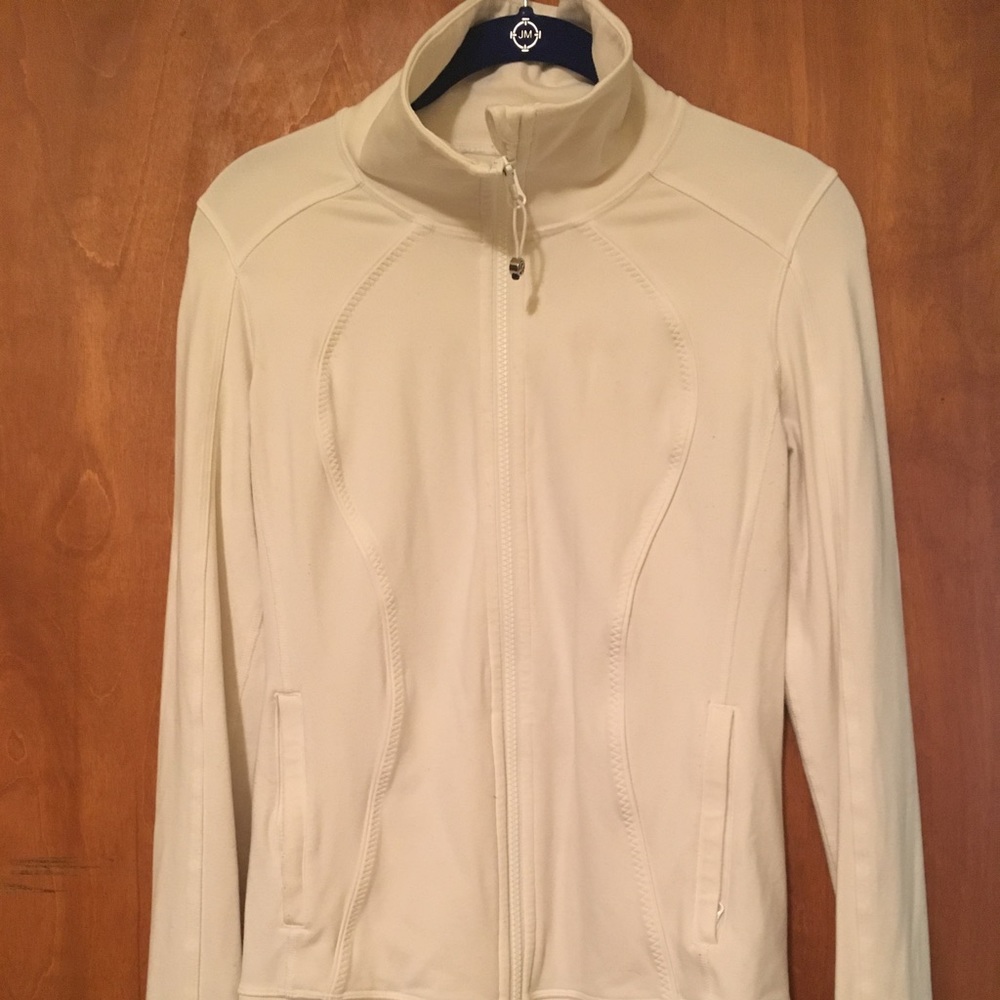 White Lululemon Stride Jacket