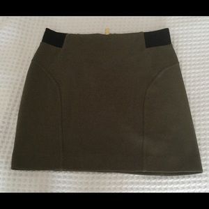 Michael Kors olive miniskirt