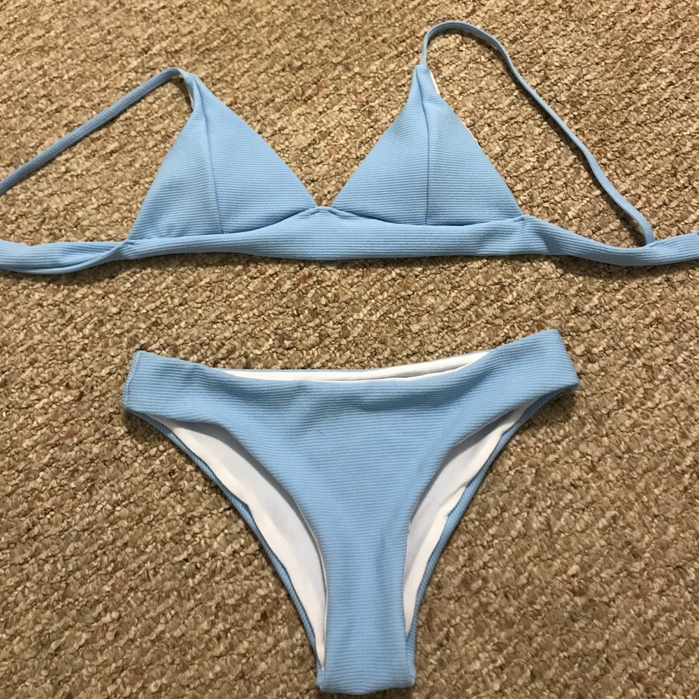 Light blue Zaful bikini size M