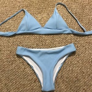 Light blue Zaful bikini size M