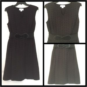 NWOT- Jessica Simpson BlackEyeletDressW/Belt Sz S