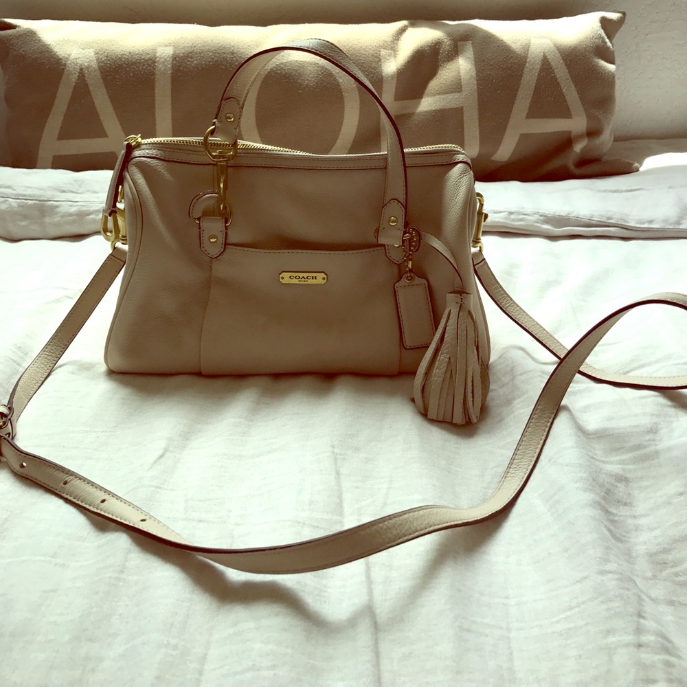 Coach cross body hand bag